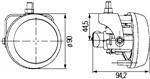 Hella Bochtlicht met Mistlicht Links DynaView Evo2 H7