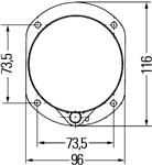 Hella Frame Universeel voor 1172016