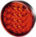 Hella Achterlicht en Remlicht LED Inbouw Rood Glas