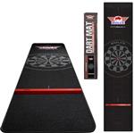 Bulls Carpet Dartmat Black Black 300x65 cm + oche Bulls Carpet Dartmat Black Black 300x65 cm + oche