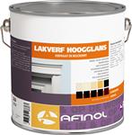 Afinol Hoogglans Lakverf Gebroken Wit (RAL 9010) 2,5 liter