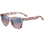 Polarized Sunglasses for Women - Mirror Glasses UV400 Square Frames Shades Eyewear