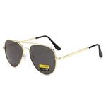 Polarized Pilot Sunglasses Unisex - Driving Retro Glasses Metal UV400