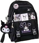 Cartoon Anime Backpack for Girls - Waterproof Laptop School Bag