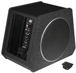 ESX V800A 20 cm (8“) Active Subwoofer System with  opposite passive 20 cm (8”) Radiator