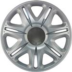 4-Delige J-Tec Wieldoppenset Nascar 13-inch zilver