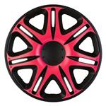 4-Delige J-Tec Wieldoppenset Nascar 13-inch zwart/roze