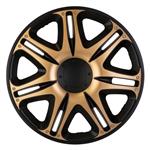 4-Delige J-Tec Wieldoppenset Nascar 13-inch zwart/goud