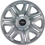 4-Delige J-Tec Wieldoppenset Nascar ST 13-inch zilver