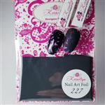 Korneliya nailart nagelfolie Mat Craquelé 227 Antraciet Grijs