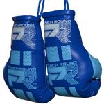 Punch Round Mini Carhanger Bokshandschoenen Blauw Wit