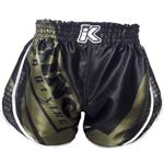 King Stormking 1 Muay Thai Kickboks Broekje Zwart Groen