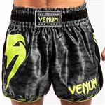 Venum Giant Camo Muay Thai Kickboks Broekje Zwart Geel