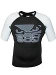 Bad Boy Engage Rash Guard S / S Zwart Wit