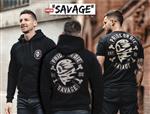 Hoodie PRiDEorDiE SAVAGE Zwart