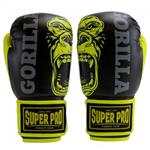 Super Pro Gorilla Kids Bokshandschoenen Zwart Geel