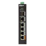 Dahua PoE switch 60W - Unmanaged - 4 poorten + 2 uplink - tot 1000Mbps - PFS3106-4ET-60