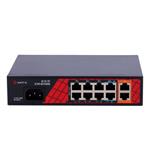 Safire PoE switch 120W - Unmanaged - 8 poorten + 2 uplink - tot 100Mbps - SF-SW1008HIPOE-H-120