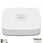 Dahua 12MP 4 kanaals NVR recorder - compact model - 4x PoE - NVR4104-P-4KS3LQ