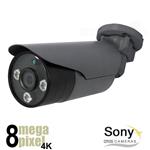 4K/8MP CVI 4in1 camera - 50m nachtzicht - 3.3-12mm motorzoom lens  - Sony Starvis sensor - hdcvb66