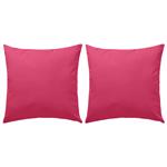 vidaXL Buitenkussens 45x45 cm roze 2 st