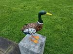 Beeld, Large Metal Duck - 44 cm - metaal