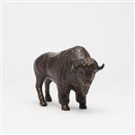 sculptuur, NO RESERVE PRICE - Sculpture of a Bronze Bison - 13 cm - Brons