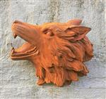 Beeldje - Fox wall art - IJzer (gegoten/gesmeed)