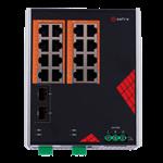 Safire PoE switch 260W - Unmanaged - 16 poorten + 2 uplink - tot 1000Mbps - SF-SWI1816HIPOE-GF-AC-26