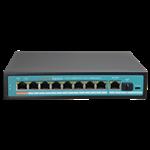 Dahua OEM PoE switch 120W - Unmanaged - 8 poorten + 2 uplink - tot 1000Mbps - SW1008-GF-120-HIPOE