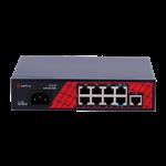 Safire PoE switch 120W - Unmanaged - 8 poorten + 1 uplink - tot 100Mbps - SF-SW0908HIPOE-120