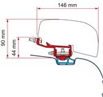 Fiamma VW T5/T6 Rail Kit L1/L2 F40Van