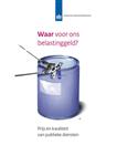 Waar voor ons belastinggeld? / SCP-publicatie / 2012-2