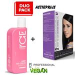 KHS Smoothing Straight Kit  + 250ml ICE Vegan Keep My Color Shampoo