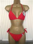 Mooie Rode Triangel Bikini met Koordjes S,M,L