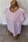 Zacht Lila Vintage T-Shirt van Adidas Large 40/42