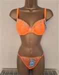 Chique BH en String in Prachtige Oranje Kleur 80B