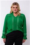 Serra Blouse 24vze47 Bladgroen