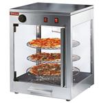 Warme vitrine draaiend d.380 mm | Diamond | PIZZA/D38