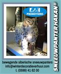 sneeuwpop bewegend sneeuwpanter animatronic