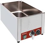 Elektrische bain-marie tafelmodel gn 1/1 - 150 mm + kraan | Diamond | BMZR/XS