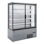 Gekoeld wandmeubel, zelfbediening, klapdeuren - full inox | Diamond | MML20-FX