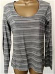 Zwart - Witte Longsleeve van Mexx -- Medium