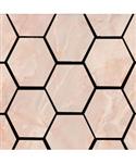 Mozaiek Pamesa Lux Noor Peach 32,5x22,5 cm Hexagon Gepolijst Roze (Prijs Per Stuk)