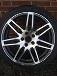 18’’Inch Audi rs4 Blechk Velgen en banden 5x112