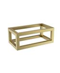 Frame Voor Fontein BWS Perry 39,5x15x21,5 cm Geborsteld Messing