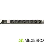 Gembird EG-PDU-014-C14 energiedistributie 8 AC-uitgang(en) 1U Zwart