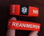 Armband niet reanimeren DNR, elastische stof