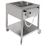 Mobiele bain-marie gn 2/1 | Diamond | WR-BM20-20