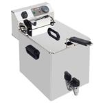 Elektrische friteuse tafelmodel 10 liter + aftapkraan | Diamond | WR-EF10-S1